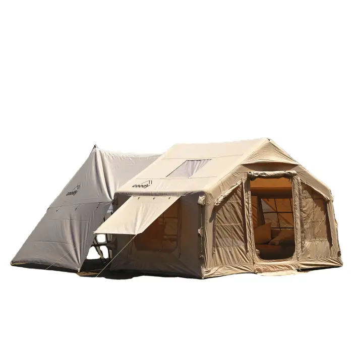 Large Two-Room Waterproof Outdoor Inflatable Camping Tent for Multi-Persons Air House Tent