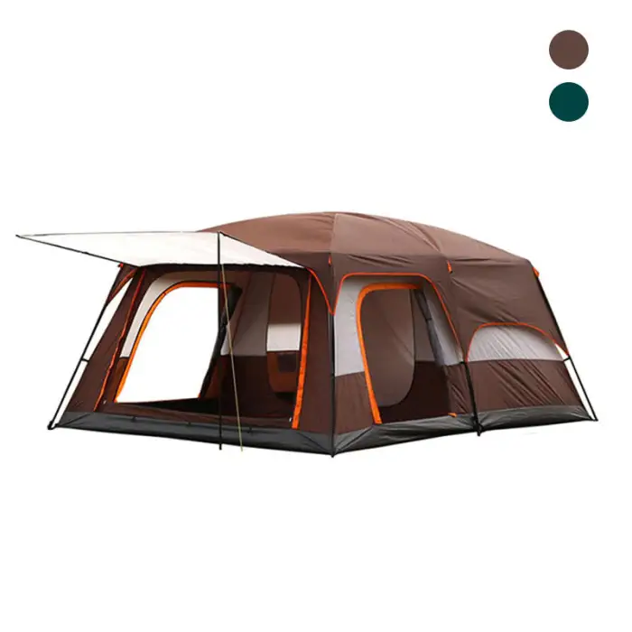 APZ073-2 4 Person Camping Tent Waterproof Large Luxury Family Outdoor Tents