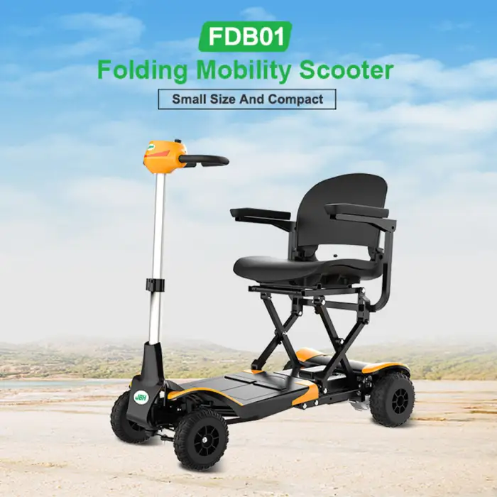 Trending Products 2025 New Arrivals Automatic Folding Scooter Lightweight Mobility Scooter for Disabled Electronic Ce 24V JBH