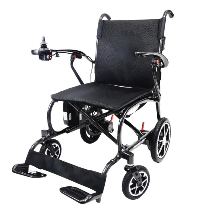 MUNIU Carbon Fiber Electric Wheelchair Lightweight Carbon Power Wheelchair