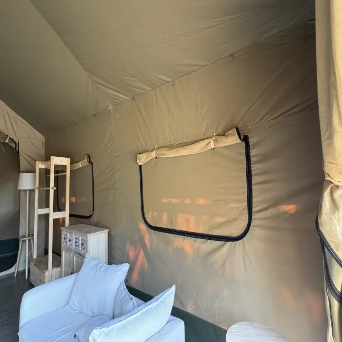 Glamping Tent Factory Luxury Camping House for 5*9m Safari Tent Luxury Resort Tent