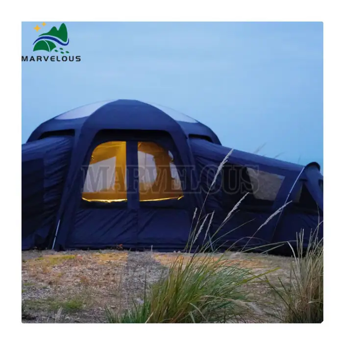 10 Person House Waterproof Family Dome Tent for Car Side