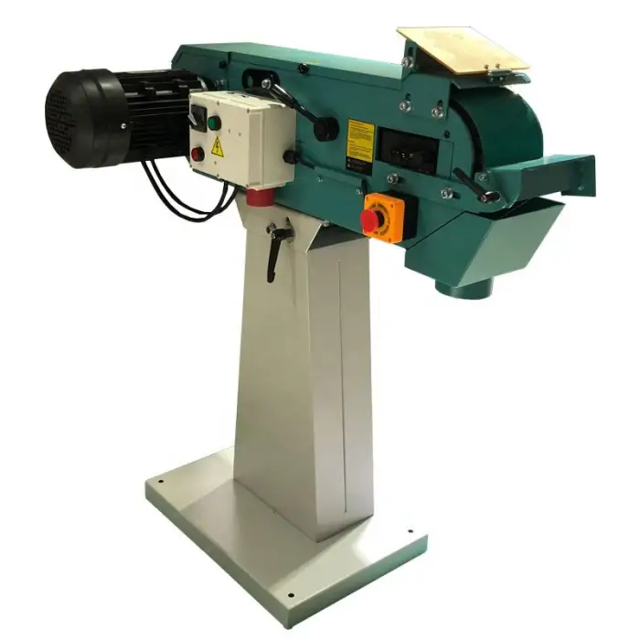 Belt Sander Machine 60HZ 50Hz Bench Grinding Metal Belt Sander Machine