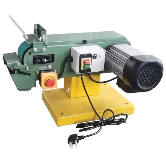 BS100-140-1500 100x1500mm Standing Single Speed Small Images Industrial Speed Belt Sander