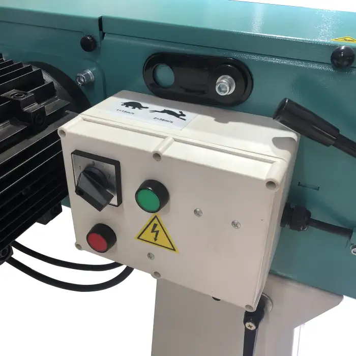 BS75-240 110v 60Hz Custom Motor Metalworking Grinder Iron Long Belt Aluminium Alloy Sanding Machine with Belt