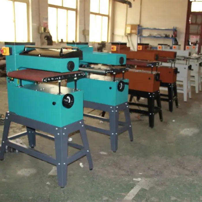 Open Ended Drum Sander Grinding Machine Wood Polishing