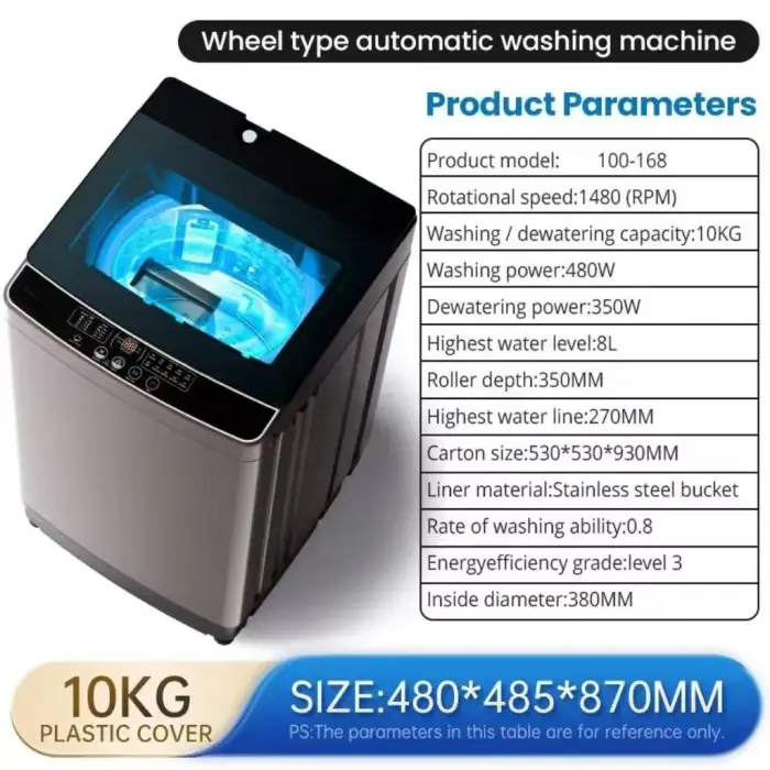 Electric Top-Loading Mini Smart Washing Machine Automatic Household Appliance for Easier Smarter Life