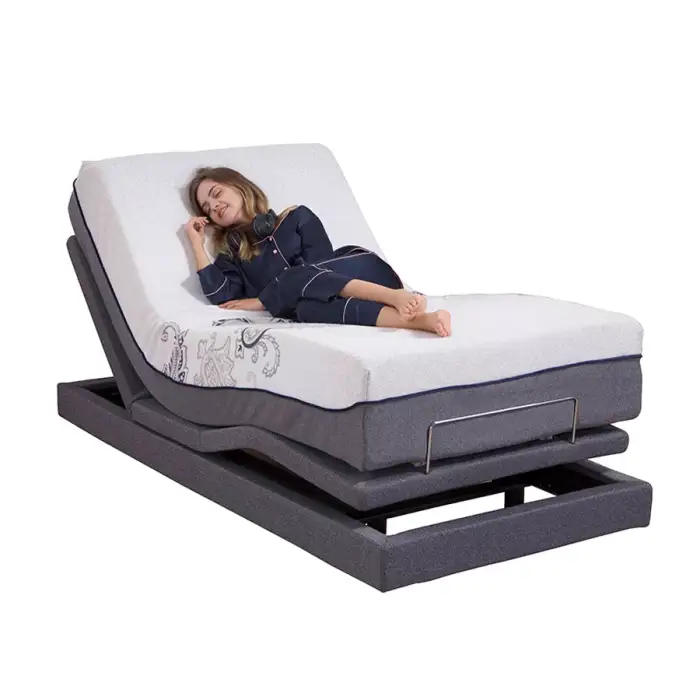 Adjustable Bed Frame with Mattress Motion Bed Adjustable Smart Bed Frame Split King