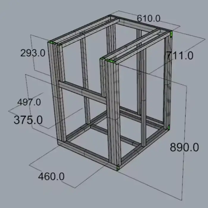 High Quality Customized Black Stainless Steel Outdoor Kitchen Cabinet Adjustable for BBQ Grills