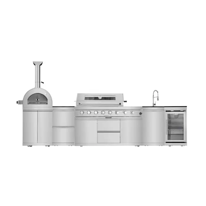 SS 304 Stainless Steel Kitchen Cabinets for Pizza Oven Frid Gas Grill Sink-for Your BBQ Grills