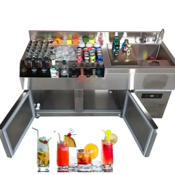 GLORY Factory Mobile Bartender Station Led Mobile Bartender for bar