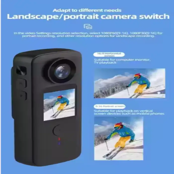 X3 Action Camera Wide-Angle 360 Vlog DV 5.7K Video 10M Waterproof FlowState Stabilization Digital Sports Camera for Ski Products