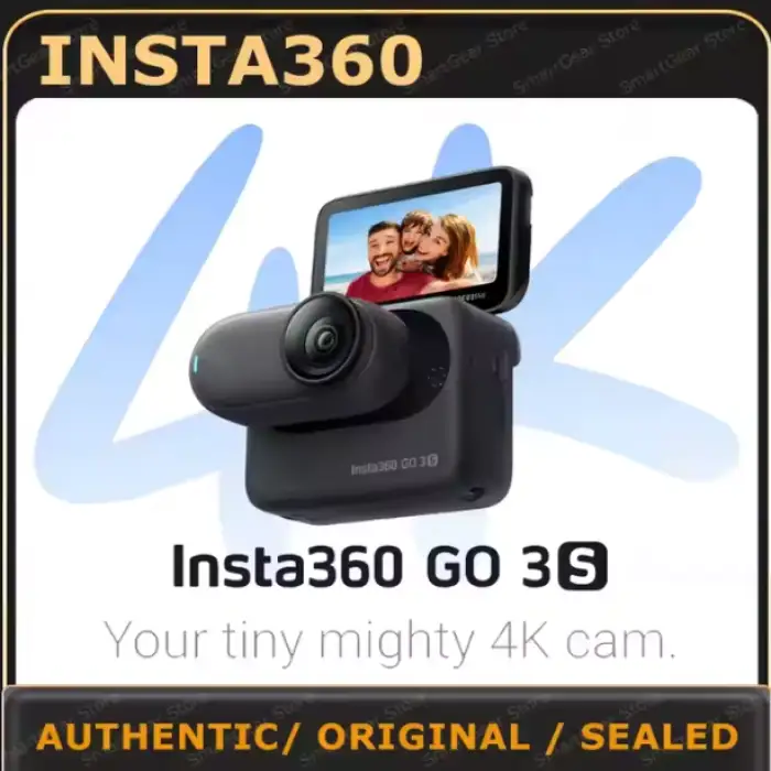 100% Original Insta360 GO 3S Tiny Mighty 4K Camera Black- New Product