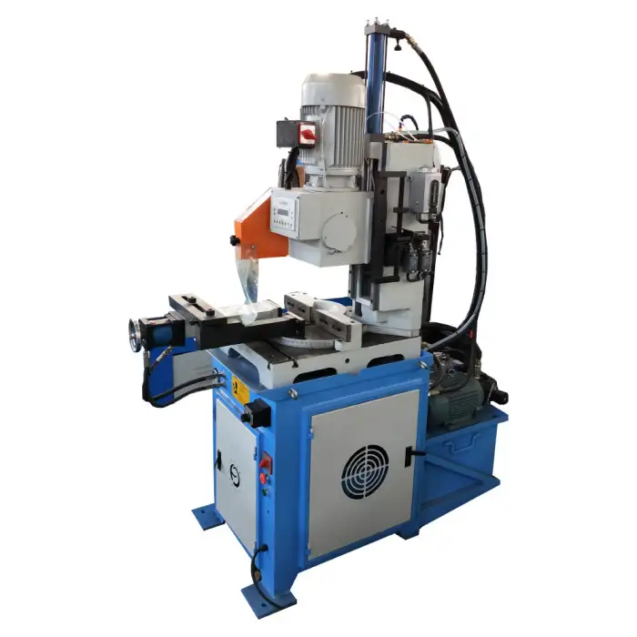 Double Head Alloy Steel Semi Automatic SS Hollow 350 315 Copper Iron Pipe Cutting Machine