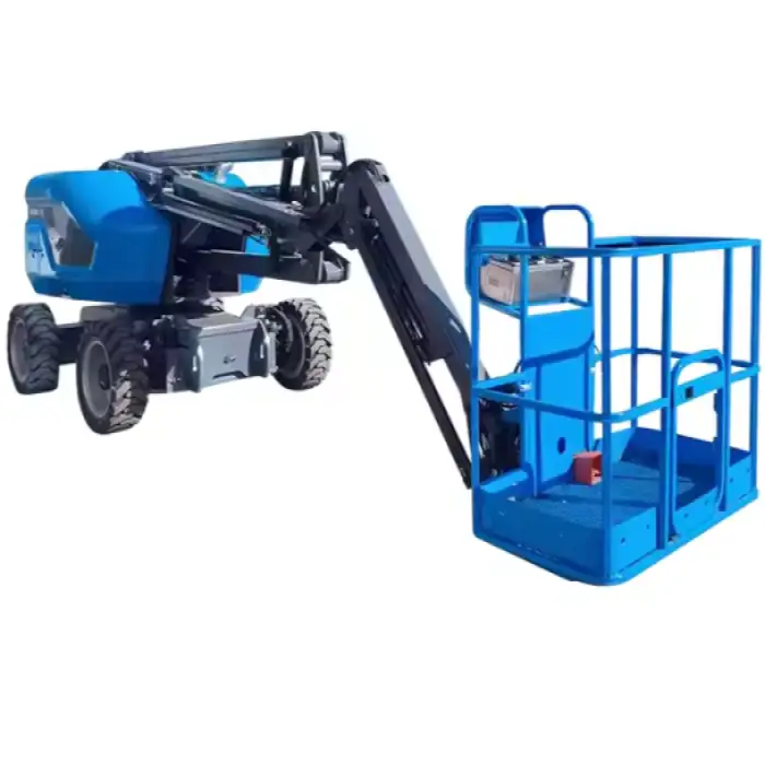 PLK 10m 12m 14m Cherry Picker Construction Site Use Aerial Work Platform Articulated Boom Lift for Sales