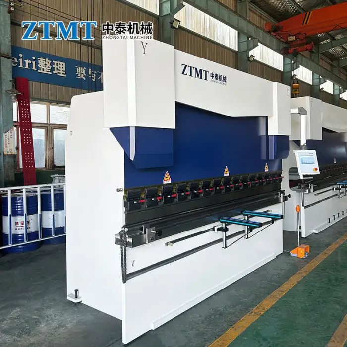 ZTMT 80T 3200mm NC Press Brake Estun E21 Control New Synchronized Stainless Steel X-Y 2 Axis Back gauge Travel Motor