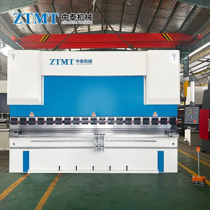 ZTMT 80T 3200mm NC Press Brake Estun E21 Control New Synchronized Stainless Steel X-Y 2 Axis Back gauge Travel Motor