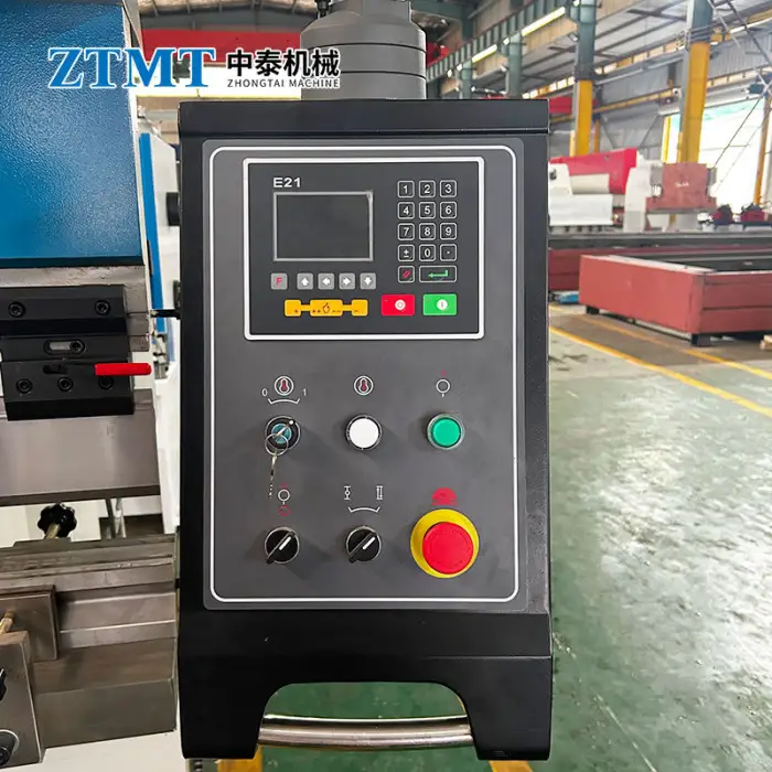 ZTMT 80T 3200mm NC Press Brake Estun E21 Control New Synchronized Stainless Steel X-Y 2 Axis Back gauge Travel Motor