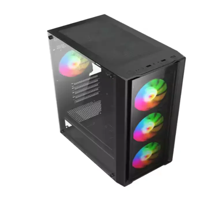 305-3 Glass Gaming Case Desktop Gabinete Gamer RGB Boitier Gamer Computer PC Case Chasis