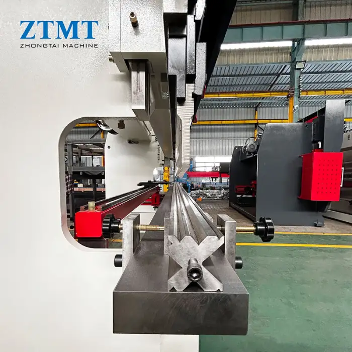 ZHONGTAI Automatic NC Press Brake 125T3200mm Hydraulic Sheet Metal Bending Machine TP01S Controller New Motor Pump Aluminum