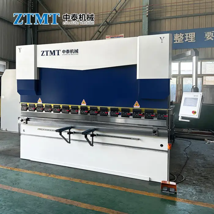 Zhongtai 2580 Model NC Press Brake 80T 2500mm TP10S Control System New Condition Hydraulic Automation Sheet Metal Carbon Steel