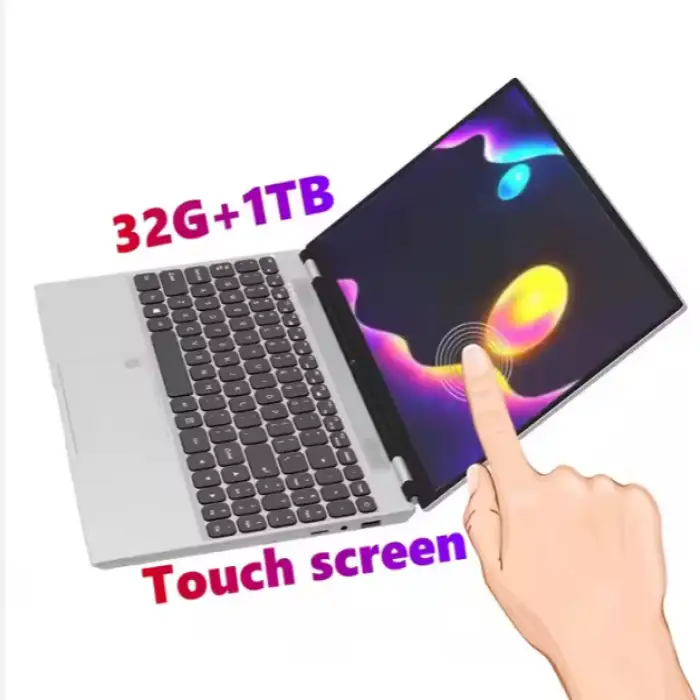 Brand New Wholesale 15.6 inch Touch Screen Win10/11 Intel N100 32GB RAM+128GB/256GB/512GB/1TB ROM Learning Business Laptops