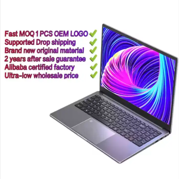 Logo 15.6 Inch Double Monitor Intel N100 RGB Dual Screen 16GB 32GB RAM 500GB Touch Office Business Laptop