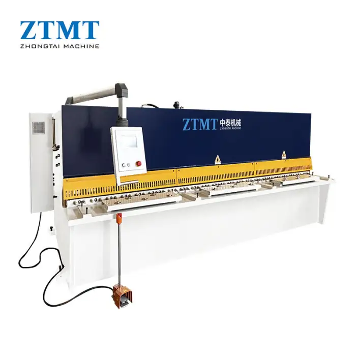 ZTMT QC12K Series Hydraulic Swing Beam Shearing Machine 10*4000mm With CT8 Control System