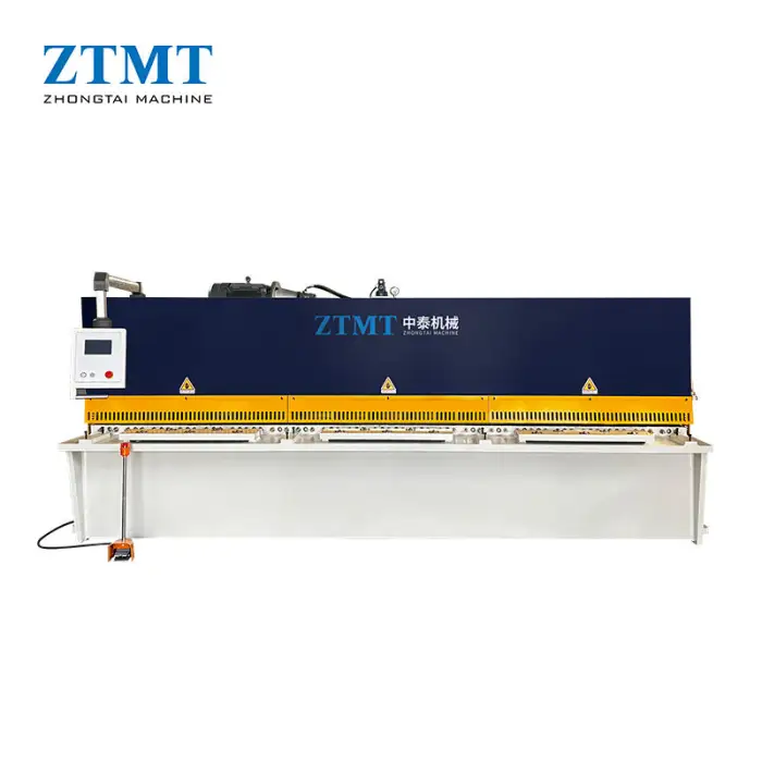 ZTMT QC12Y 10X4000 Hydraulic Swing Beam (CNC) Shearing Machine Economical Control System