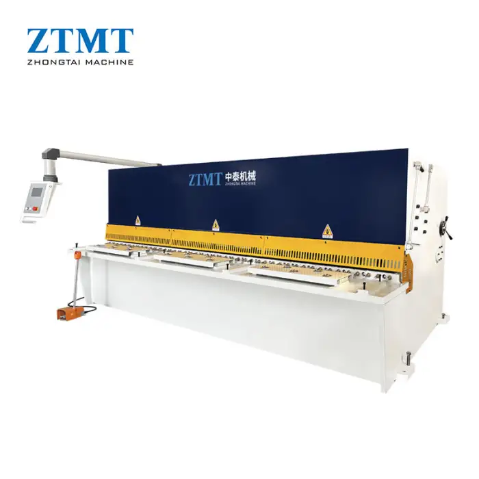 ZTMT QC12Y 10X4000 Hydraulic Swing Beam (CNC) Shearing Machine Economical Control System