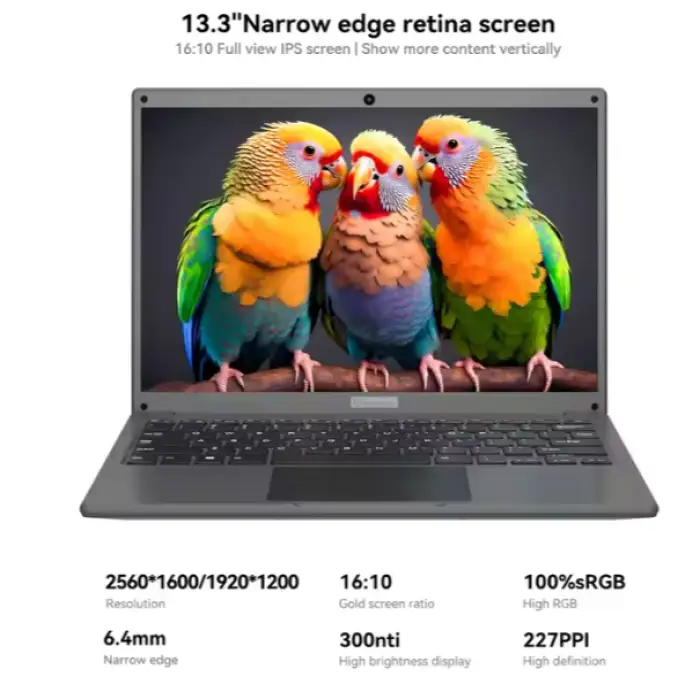 14" Intel Celeron 3350 Laptop Notebook 6GB RAM Cheap Computer Mini Laptop with 19200X1080 Resolution Office Study PC