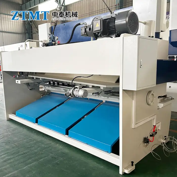 ZTMT QC11Y 10*6000 Hydraulic Guillotine Shearing Machine Economical CNC Control System Automatic for Construction Industries