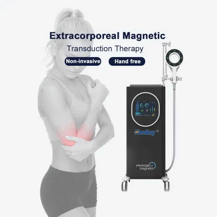 Newest Vertical Pain Relief Physio Magneto 300Khz Frequency Physical Musculoskeletal Therapy Machine