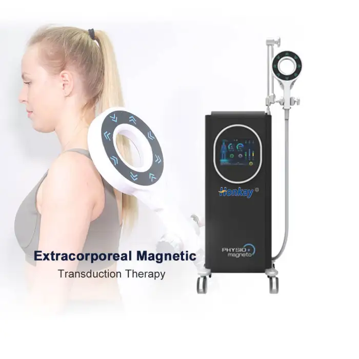 Newest Vertical Pain Relief Physio Magneto 300Khz Frequency Physical Musculoskeletal Therapy Machine