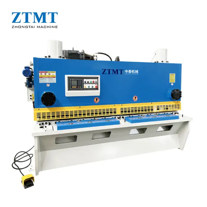 ZTMT QC11Y Series 10*2500mm Hydraulic CNC Guillotine Shearing Machine with ESTUN E21S Control System