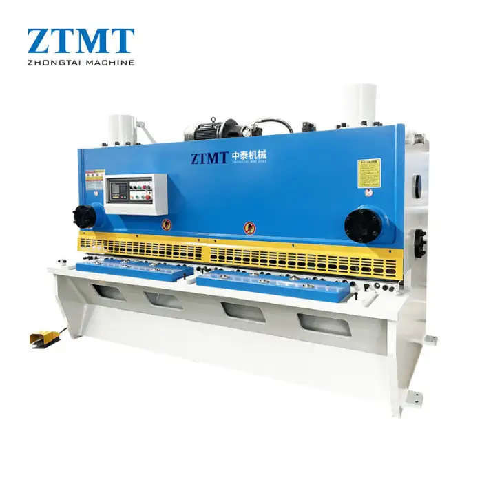 ZTMT QC11Y Series 10*2500mm Hydraulic CNC Guillotine Shearing Machine with ESTUN E21S Control System