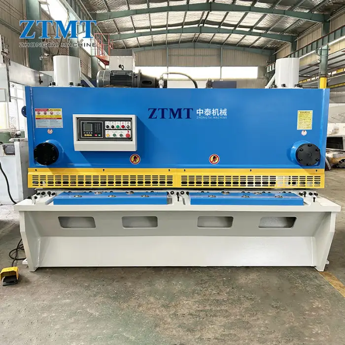 ZTMT QC11Y Series 10*2500mm Hydraulic CNC Guillotine Shearing Machine with ESTUN E21S Control System