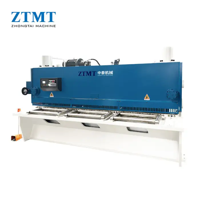 ZTMT QC11Y Series 10*4000mm Hydraulic CNC Guillotine Shearing Machine Equipped With ESTUN E21S Control System