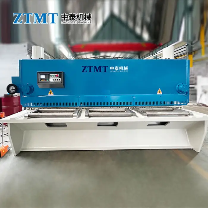 ZTMT QC11Y Series 10*4000mm Hydraulic CNC Guillotine Shearing Machine Equipped With ESTUN E21S Control System