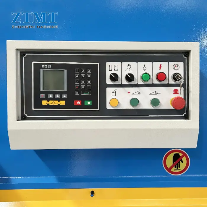 Shearing Machine 6mm*2500 Guillotine Sheet Metal Cutting Machine With ESTUN E21S Control System