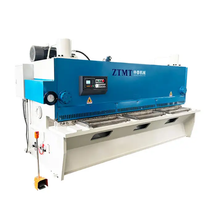 ZTMT QC11Y 6*3200 Hydraulic Guillotine Shearing Machine Metal Cutter With Movable Front Support Automatic Features New Condition