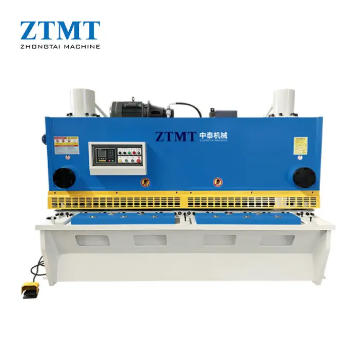 ZTMT New Cnc Hydraulic Shearing Machine 4*2500 Guillotine Sheet Metal Cutter with ESTUN E21S Control System