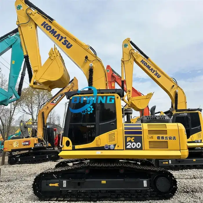 Used-Komatsu PC200 Crawler Excavator: Reliable Performance For Heavy-Duty Excavation