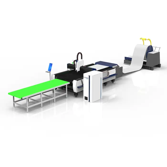 4015 Fiber Cutting Laser Laser Cutting Machine Comes with Spray Code Automatic Feeding air Duct Cutting Fiber Laser Cutting Mach