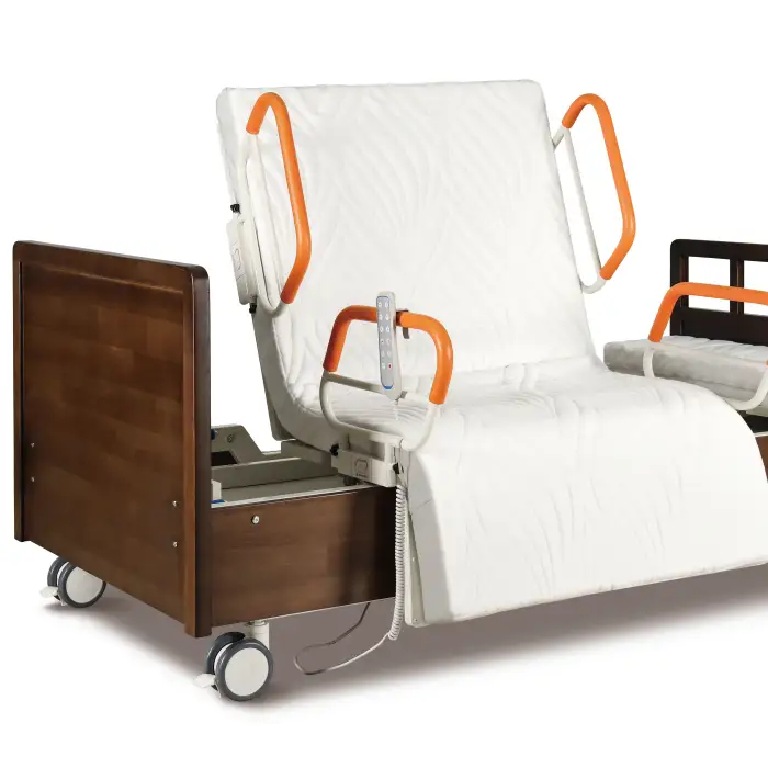 Best New Products Four Functions Convenient High End Top Grade Electric Elderly Patient Rotating Bed