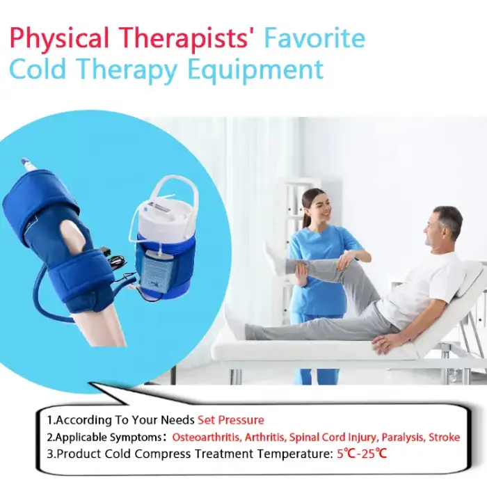 2024 CRYOPUSH Orthopedic Surgery Physiotherapy Equipment Rehabilitation Ice Cold Therapy Cooler Physical Therapy Machines