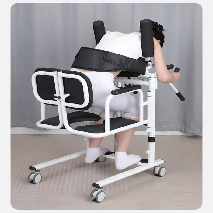 Bedridden Elderly Care Artifact Paralyzed Auxiliary Lift Chair Hydraulic Move Toilet Patient Transport Lift Transfer Chair