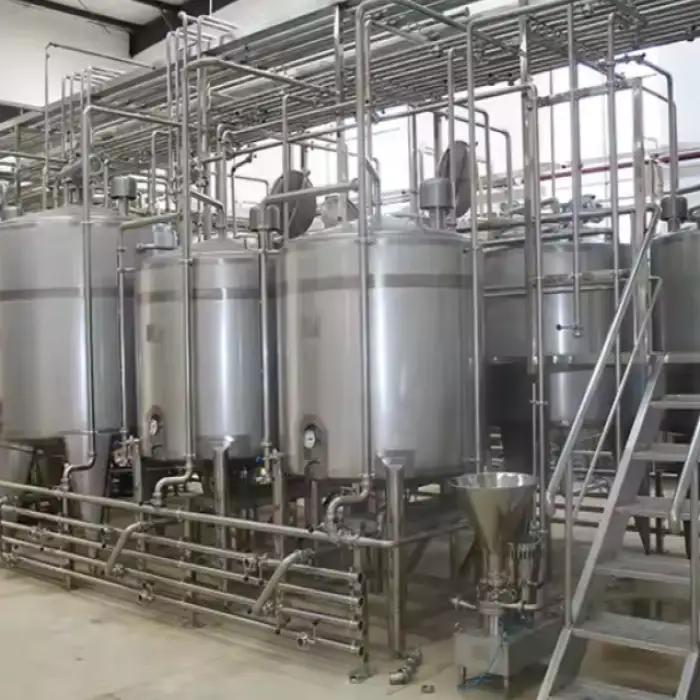 Complete UHT Milk Production Line for UHT Milk SUS304/316 Uht Milk Machines for Dairy Industry With PLC