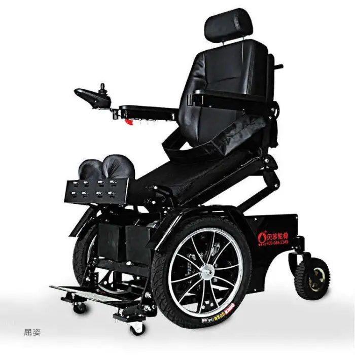 Durable Smart Independence All Terrains Motorized Electric Standing Reclining Wheelchair for the Elderly/disabled