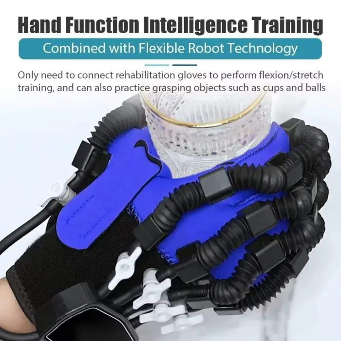 Intelligent Hand Rehabilitation Device with Robotic Rehabilitation Gloves for Stroke Hand and Finger Exercise Training